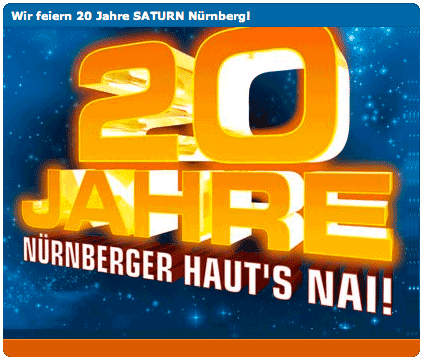 20 Jahre Saturn Nürnberg