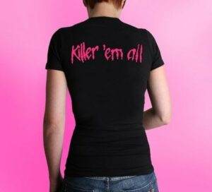 Killer-Shirt - Girlie - Rückseite